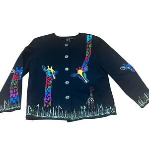 Vintage Daniel K giraffe jacket.